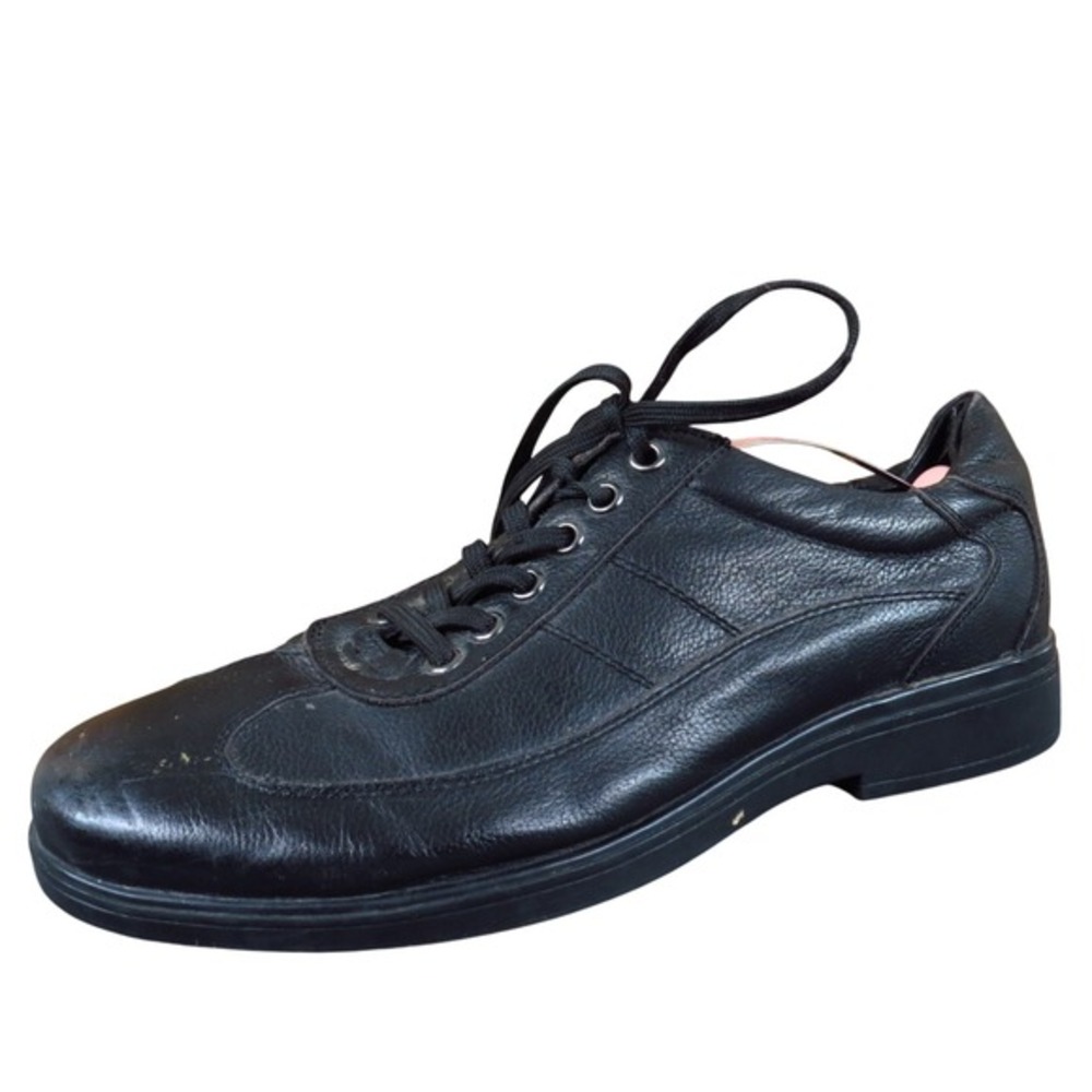 Gravity Defyer Winton Mens Comfort Walking Shoes Size‎ 9 Black Leather